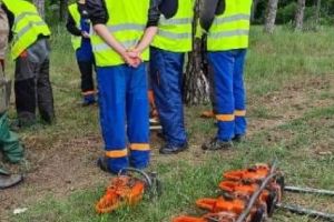 Uczniowie podczas szkolenia