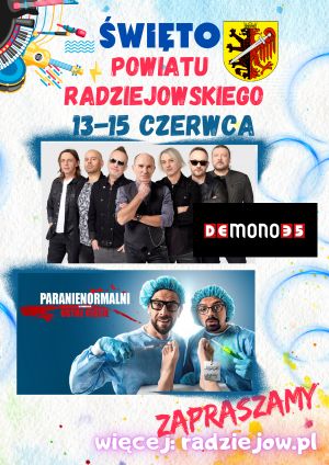 Plakat promujący Święto Powiatu