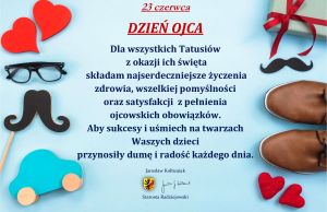 Życzenia z okazji Dnia Ojca od starosty