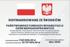 Tablica informacyjna PFRON