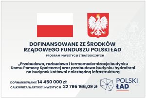 Tablica informacyjna Polski Ład