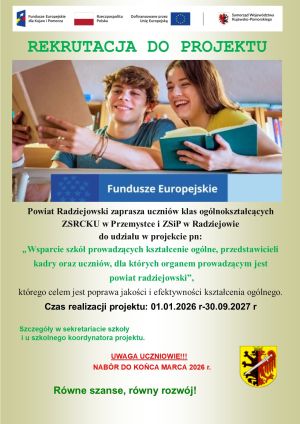 Plakat przedstawia uczące się dzieci
