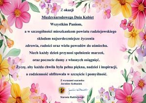 Życzenia z okazji Dnia Kobiet