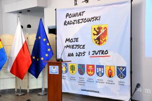 Ścianka, promująca powiat radziejowski