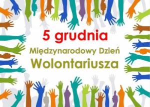 5 grudnia - Międzynarodowy Dzień Wolontariusza - napis